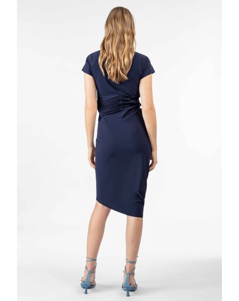 Marineblauwe jurk Alyssa