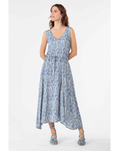 Kleid Sofia mit Wellenmuster