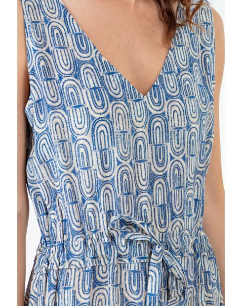 Kleid Sofia mit Wellenmuster