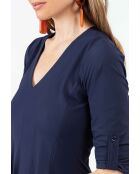 Marineblauwe jurk Lyana