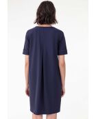 Marineblauwe jurk Flavia