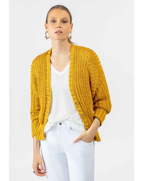 Ockerfarbene Weste Lona