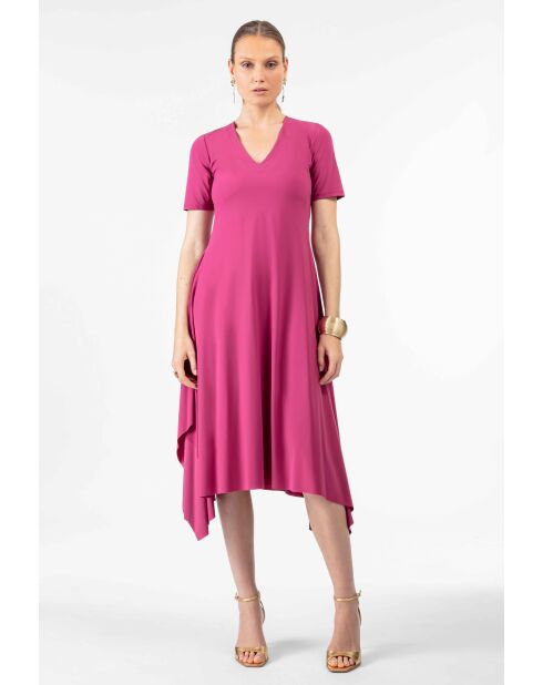 Robe Leanne framboise