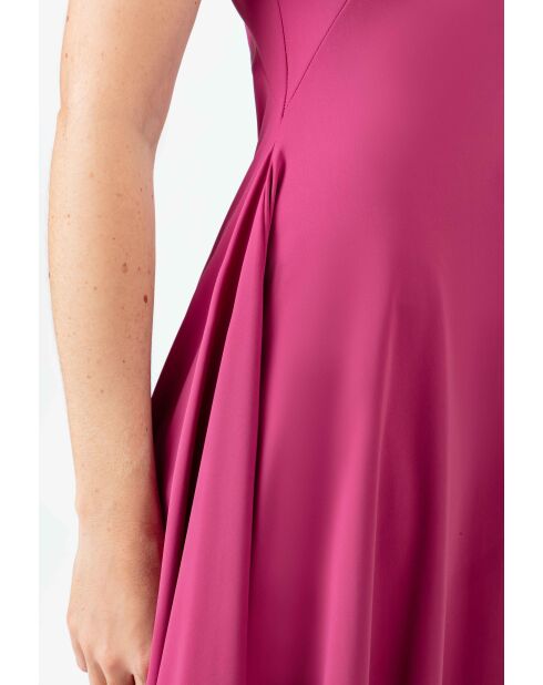 Robe Leanne framboise