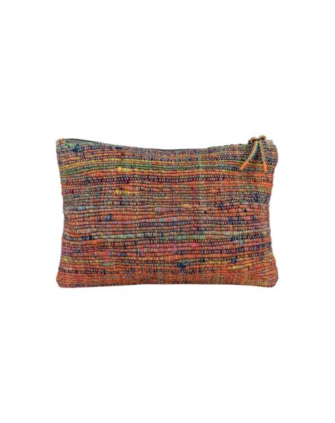 Natuurlijke buidel van twee materialen - 25x17 cm