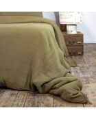 Funda nórdica de gasa de algodón color bronce