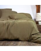 Funda nórdica de gasa de algodón color bronce