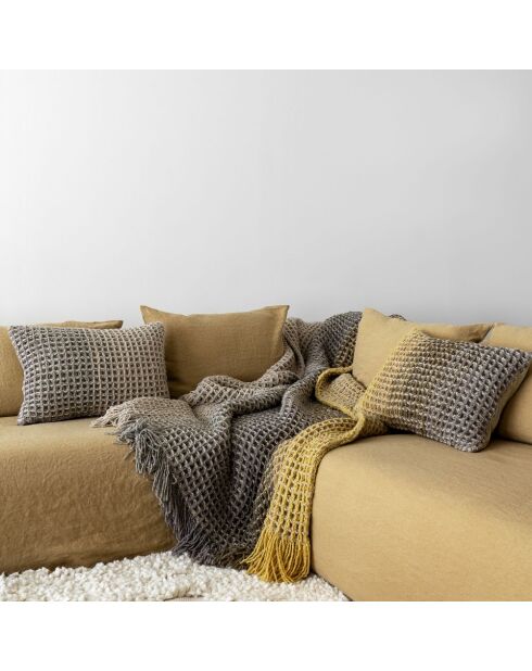 Ombre wollen plaid - 140x200 cm