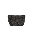 Neceser de piel sintética gris - 38x25 cm