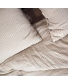 Taie d'oreiller en lin terracotta - 50x70 cm