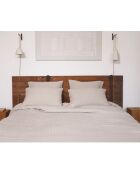 Taie d'oreiller en lin terracotta - 50x70 cm