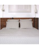 Taie d'oreiller en lin indigo - 65x65 cm