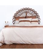 Funda nórdica de algodón avellana - 240x260 cm