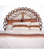 Funda nórdica de algodón avellana - 240x260 cm