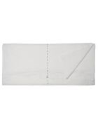 Leinentischdecke mit kontrastierenden weißen Nähten - 300x200 cm