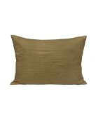 Funda de almohada de gasa de algodón color bronce - 50x70 cm