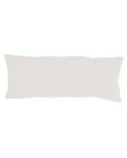 Leinenkissen mit Federn, einfarbig, 30 x 70 cm