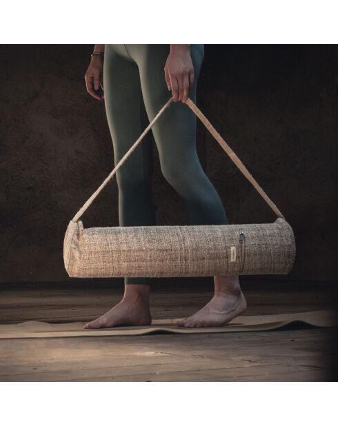 Yogatasche aus natürlichem Hanf - 68x14x14 cm