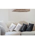 2 schwarze Switch-Kissen - 25x40 cm