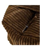 Wochenendtasche aus grünem Kord - 46x30x20 cm