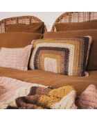 Handgemachtes Regenbogen-Häkelplaid - 100x200 cm