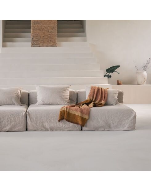 Handgemaakte gehaakte regenboogplaid - 100x200 cm