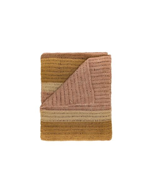 Handgemachtes Regenbogen-Häkelplaid - 100x200 cm