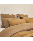 Taie d'oreiller en gaze de coton bronze - 65x65 cm
