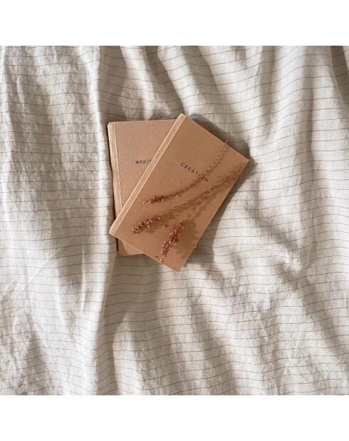 Taie d'oreiller en lin Terracotta - 65x65 cm