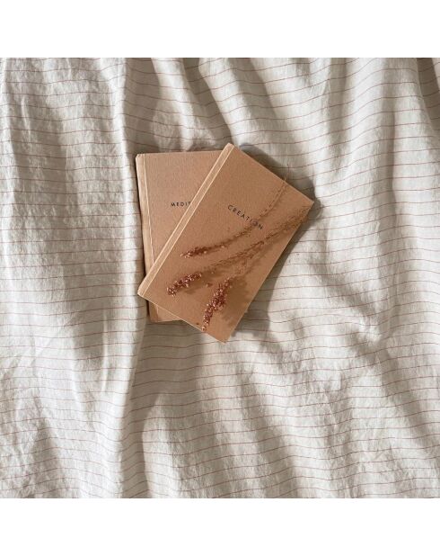 Taie d'oreiller en lin Terracotta - 65x65 cm