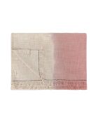 Roze plaid van diepgekleurd katoen - 135x220 cm