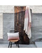 Roze plaid van diepgekleurd katoen - 135x220 cm