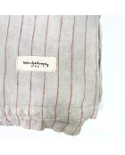 Dekbedovertrek van terracotta linnen - 260x240 cm