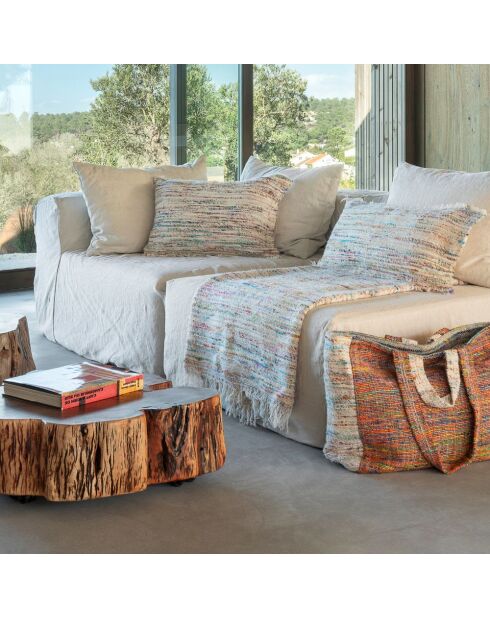 Mehrfarbiges handgewebtes Kissen - 30x70 cm