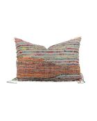 Veelkleurig handgeweven kussen - 40x60 cm