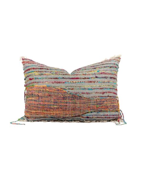 Mehrfarbiges handgewebtes Kissen - 40x60 cm