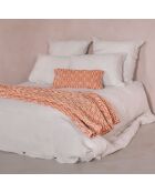 Kissenbezug aus Baumwollgaze mit Federn, 65 x 65 cm