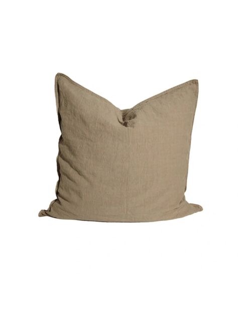 Cuscino in lino Almond - 80x80 cm