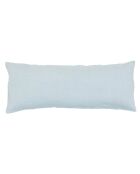 Einfarbiges blaues Leinenkissen - 30x70 cm