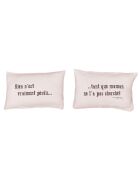 Pink Switch Kissen pro Paar, 25 x 40 cm