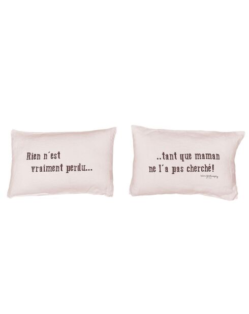 Pink Switch Kissen pro Paar, 25 x 40 cm