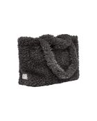 Bolso de piel sintética gris - 35x45x17 cm