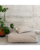 Cuscino da pavimento naturale per esterni - 94x94x25 cm