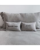 Kissen pro Paar Switch grau - 25x40 cm