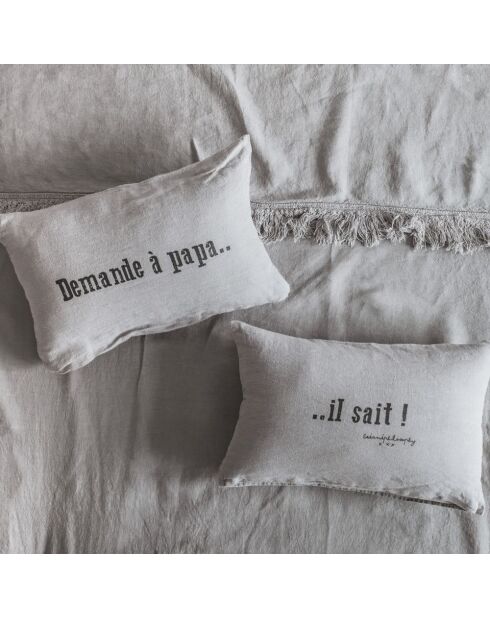 Kissen pro Paar Switch grau - 25x40 cm