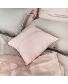 Besticktes Shamalo-Kissen aus Leinen, 35 x 35 cm