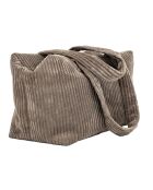 Borsa da weekend Mocca in velluto - 46x30x20 cm