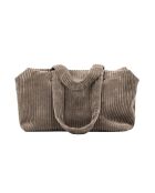 Borsa da weekend Mocca in velluto - 46x30x20 cm