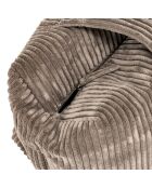 Borsa da weekend Mocca in velluto - 46x30x20 cm