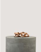 Flache Sandalen IO aus Naturleder